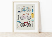 Cycling Print
